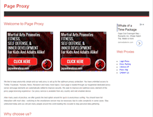 Tablet Screenshot of pageproxy.com